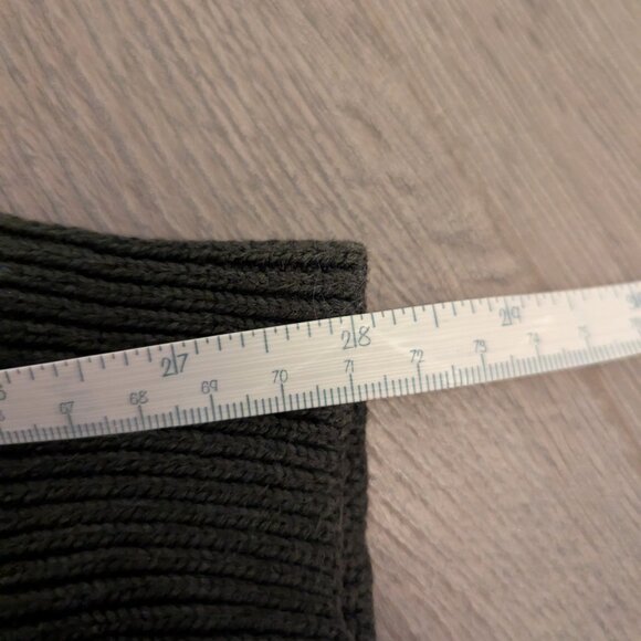 Men's Frank & Oak Green/Blue Stripe Sweater - Picture 8 of 8